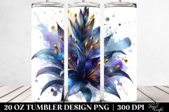 20 Oz Tumbler Sublimation | lobelia glass like material Product Image 2