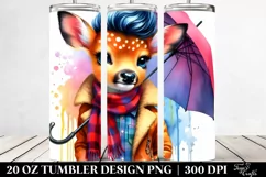 Happy Baby Deer | 20 oz Tumbler Product Image 2