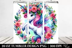 Dancing Baby Unicorn | 20 oz Tumbler Product Image 2