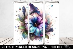 20 Oz Tumbler Sublimation | petunia glass like material Product Image 2