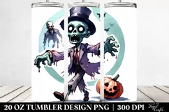 Funny Halloween Zombie 20 Oz Tumbler Product Image 2