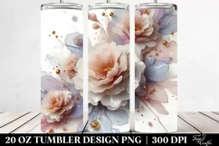 Glossy Carnation Tumbler | 20 oz Tumbler Product Image 2