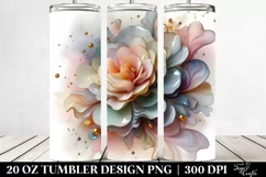 Glossy Carnation Tumbler | 20 oz Tumbler Product Image 2