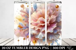 Glossy Carnation Tumbler | 20 oz Tumbler Product Image 2