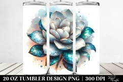 Whimsical Flowers Baby Macaw | 20 Oz Tumbler Product Image 2