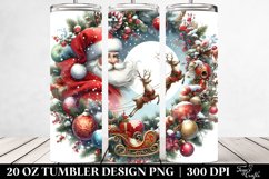Vibrant Santa | 20 oz Tumbler Product Image 2