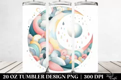 Colorful Moon Pastel Tumbler Product Image 2