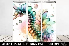 Abstract Shiny Snapdragon | 20 oz Tumbler Product Image 2