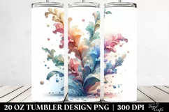 Abstract Shiny Snapdragon | 20 oz Tumbler Product Image 2