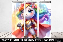 Hero Unicorn Pose 20 Oz Tumbler Product Image 2
