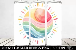 Colorful Pastel Sun | 20 Oz Tumbler Product Image 2