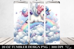 Bouncing Baby Unicorn Mountaintop 20 Oz Tumbler Product Image 2