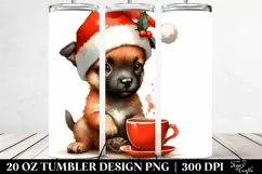 Baby with Cool Haircut and Tea Cup, High-Quality 20 Oz Product Image 2