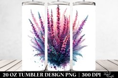 Heather Watercolor Splash Tumbler Product Image 2