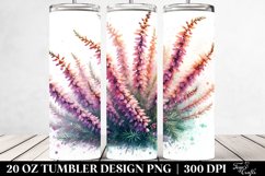 Heather Watercolor Splash Tumbler Product Image 2