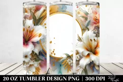 Vibrant Abstract Gold Foil | 20 Oz Tumbler Product Image 2