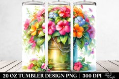 Impatiens Watercolor Tumbler Product Image 2