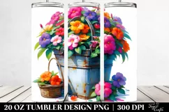 Impatiens Watercolor Tumbler Product Image 2