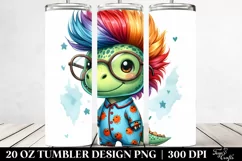 Dinosaur in Pijamas, Vibrant 20 Oz Tumbler Product Image 2
