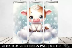 Cute Baby Cow | 20 oz Tumbler Product Image 2