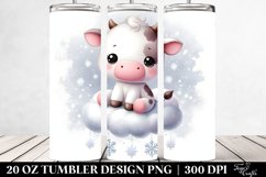 Cute Baby Cow | 20 oz Tumbler Product Image 2