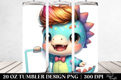 Revolting Dinosaur in Pijamas, High-Quality 20 Oz Tumbler Product Image 2