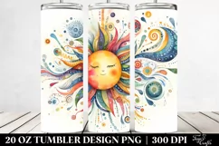 Whimsical Colorful Sun | 20 Oz Tumbler Product Image 2
