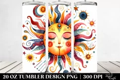 Whimsical Colorful Sun | 20 Oz Tumbler Product Image 2