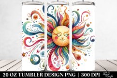 Whimsical Colorful Sun | 20 Oz Tumbler Product Image 2