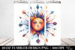 Whimsical Colorful Sun | 20 Oz Tumbler Product Image 2