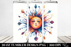 Whimsical Colorful Sun | 20 Oz Tumbler Product Image 2