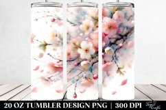 Tumbling with Spring Petals in the Wind | 20 oz Tumbler Product Image 2