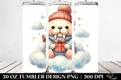 Cute Baby Walrus | 20 oz Tumbler Product Image 2