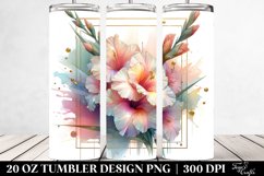 Shiny Gladiolus Tumbler Product Image 2