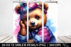 Cute Baby Bear Model with Cool Haircut Product Image 2