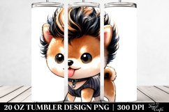 Expressive Shiba Inu | 20 oz Tumbler Product Image 2