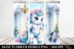 Serene Sky Palace Unicorn | 20 Oz Tumbler Product Image 2