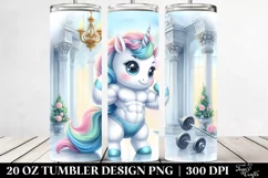 Serene Sky Palace Unicorn | 20 Oz Tumbler Product Image 2