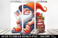 Colorful Gnome with Beachwear | 20 Oz Tumbler Product Image 2