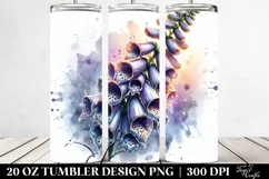 Metallic Watercolor Shiny Tumbler Product Image 2
