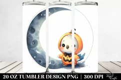 Cute Baby Parrot on the Moon for Halloween Product Image 2
