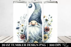 Whimsical Smiling Gnome Art | 20 oz Tumbler Product Image 2
