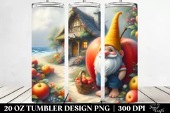Gnome Beach Wear Apple | 20 oz Tumbler Product Image 2