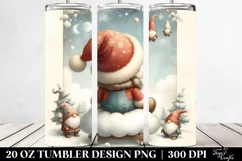 Vintage Santa with Gnomes | 20 oz Tumbler Product Image 2