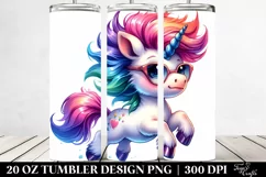 Running Baby Unicorn Tumbler Product Image 2