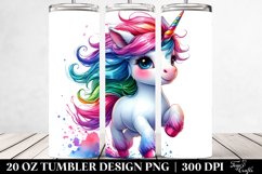 Running Baby Unicorn Tumbler Product Image 2