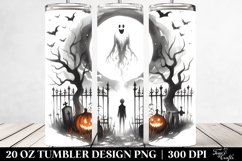 Simple Halloween Lost Soul Tumbler | 20 oz Tumbler Product Image 2