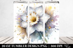 Shiny Narcissus Golden Tumbler Product Image 2