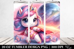 Baby Unicorn Hero Distant Mystical Planet | 20 Oz Tumbler Product Image 2