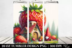 Gnome Strawberry | 20 oz Tumbler Product Image 2